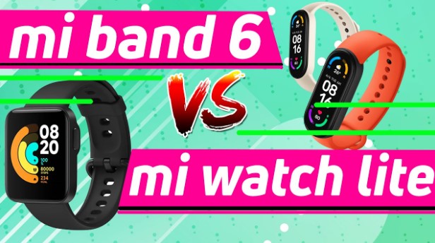 Сравниваем Mi Watch Lite и Mi Smart Band 6