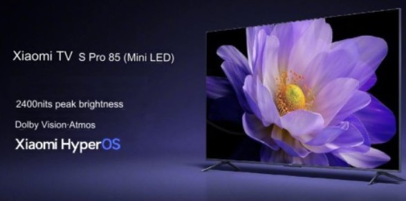 Офіційно представлений телевізор Xiaomi S Pro Mini LED TV з дисплеєм 240 Гц