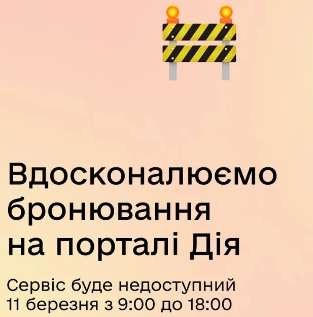 У "Дії" обмежили бронювання військовозобов'язаних чоловіків від мобілізації