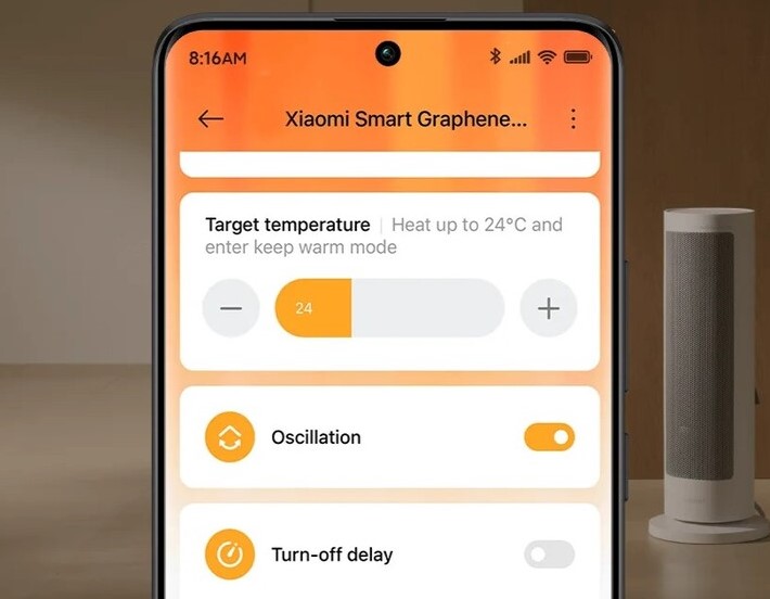 Xiaomi анонсувала «глобалку» розумного обігрівача Smart Graphene Heater