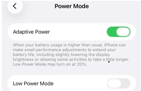 Тестувальники бета-версії iOS 26 виявили у прошивці нову корисну функцію. З її допомогою iPhone зможе довше працювати від одного заряду акумулятора - правда, без підводного каміння такий "буст" не обійдеться.