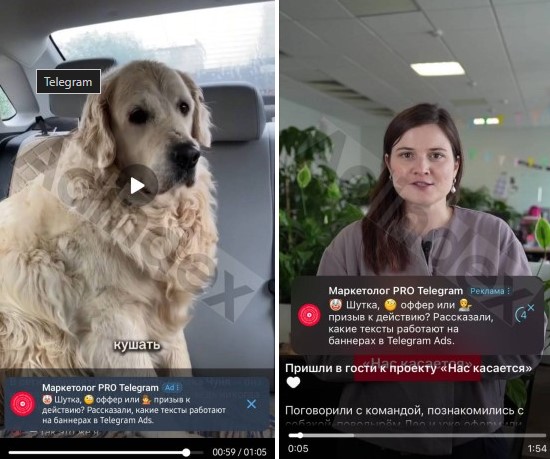 Реклама в Telegram тепер показується навіть під час перегляду відео