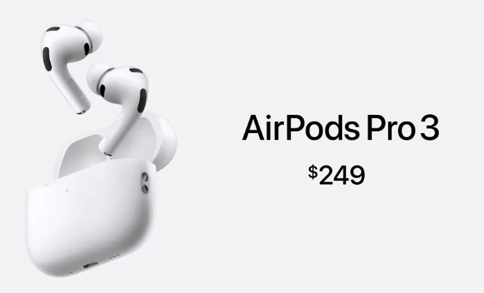 Представлені AirPods 3 Pro: 10 годин автономної роботи, «найкраща у світі система активного шумоподавлення»