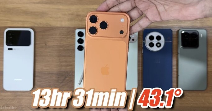 Блогер порівняв автономність Xiaomi 17 Pro Max та iPhone 17 Pro Max