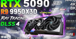 На що здатний тандем з RTX 5090 та Ryzen 9 9950X3D у 8K