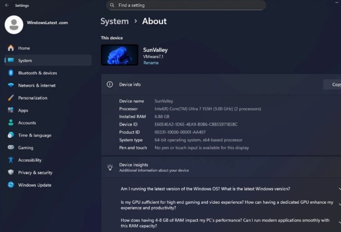 Microsoft визнала, що 8 ГБ ОЗУ не вистачає для повноцінного використання Windows 11