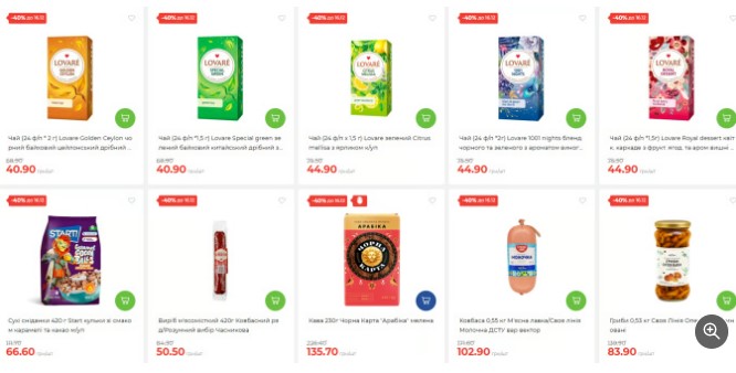 Святкові ціни в АТБ — які продукти віддають зі знижками до 50%