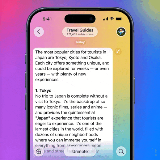 Вийшло новорічне оновлення Telegram: що додали