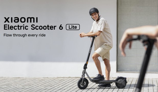 Представлений Xiaomi Electric Scooter 6 Lite із запасом ходу 25 км та двигуном на 500 Вт