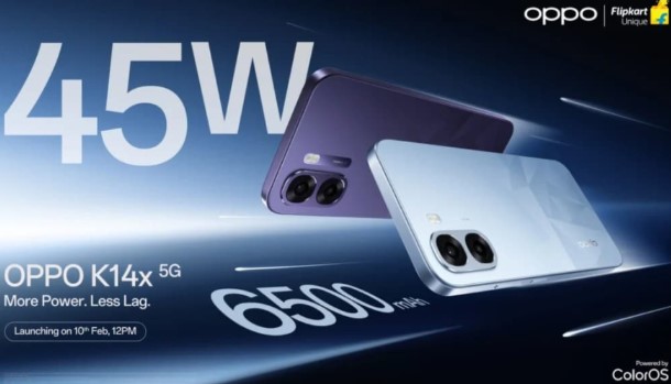 Офіційно представлений бюджетний смартфон OPPO K14x 5 отримав АКБ на 6500 мАг