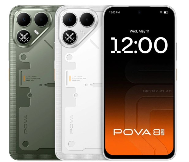 Представлений TECNO POVA 8 5G з міні-екраном та ємною АКБ